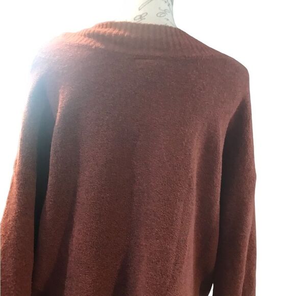 A.N.A Brown V Neck Sweater Size Large - Picture 11 of 12